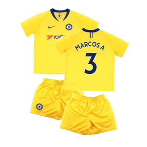 Chelsea 2018-19 Away Mini Kit (4-5y) (Marcos A 3) (Very Good)_0