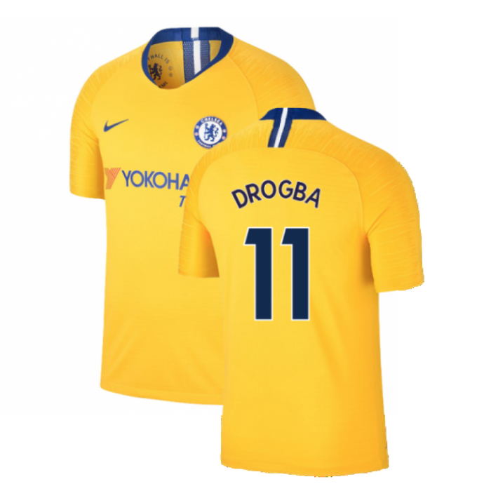 Chelsea 2018-19 Away Shirt (Very Good) (Drogba 11)