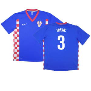 Croatia 2008-10 Away Shirt (XXL) (Excellent) (Simunic 3)_0