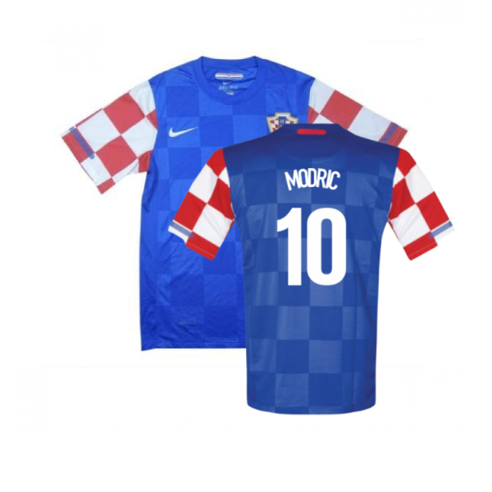 Croatia 2010-12 Away Shirt (Excellent) (Modric 10)