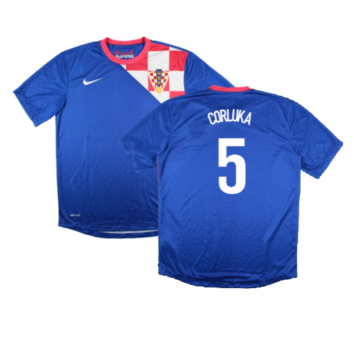 Croatia 2012-14 Away Shirt (S) (Very Good) (Corluka 5)