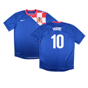 Croatia 2012-14 Away Shirt (S) (Very Good) (Modric 10)_0