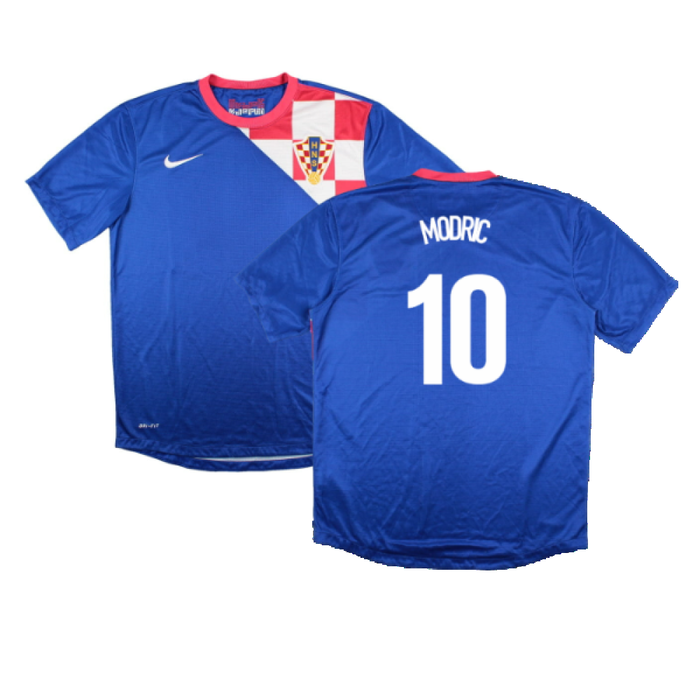 Croatia 2012-14 Away Shirt (S) (Very Good) (Modric 10)