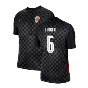 Croatia 2020-21 Away Shirt (S) (LOVREN 6) (Excellent)_0