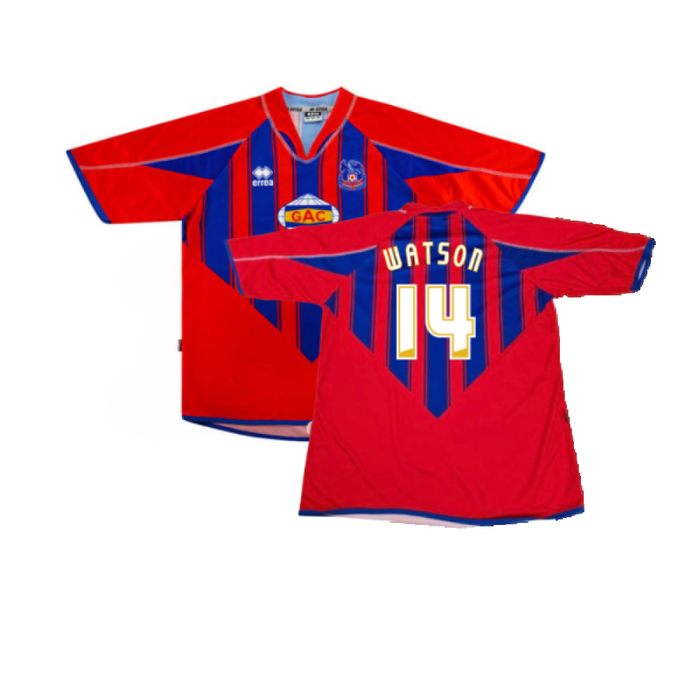 Crystal Palace 2007-08 Home Shirt (S) (Good) (Watson 14)