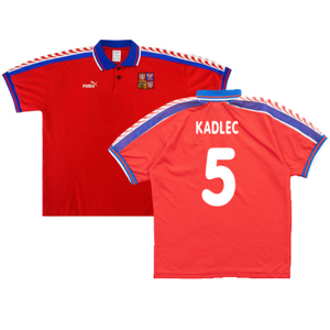 Czech Republic 1996-98 Home Shirt (Very Good) (Kadlec 5)_0