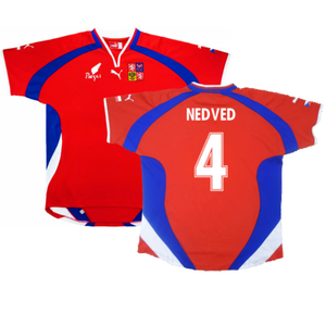 Czech Republic 2000-02 Home Shirt (L) (Very Good) (Nedved 4)_0