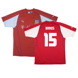 Czech Republic 2003-04 Home Shirt (Very Good) (Baros 15)_0