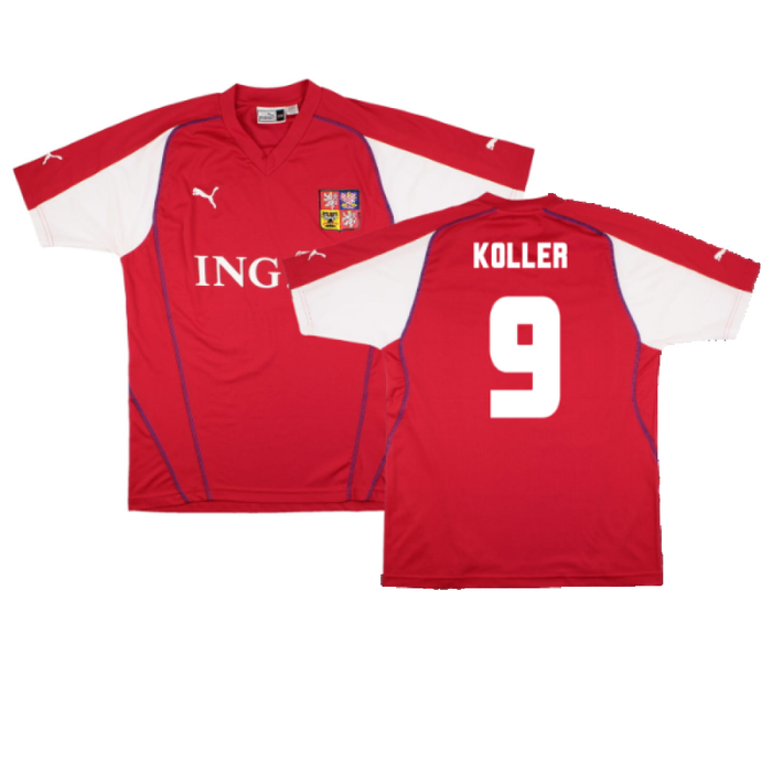 Czech Republic 2004-05 Home Shirt (2XL) (Good) (Koller 9)