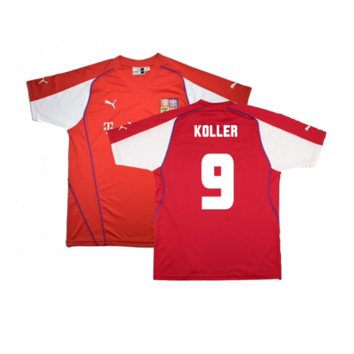 Czech Republic 2004-06 Home Shirt (XL) (Good) (Koller 9)