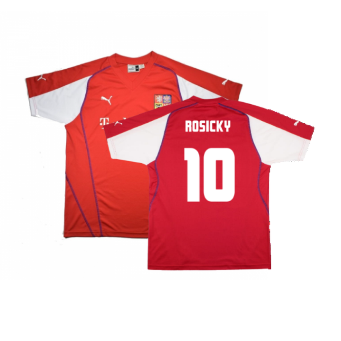 Czech Republic 2004-06 Home Shirt (XL) (Good) (Rosicky 10)