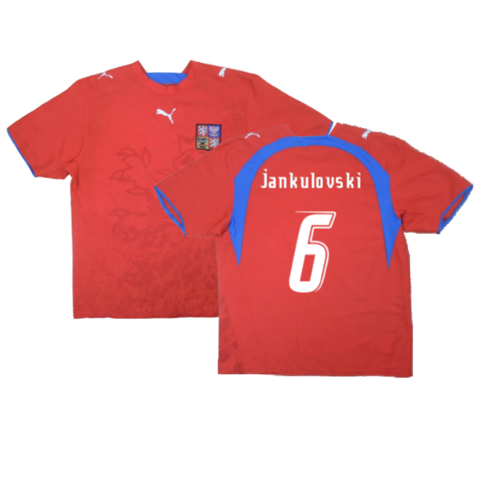 Czech Republic 2006-08 Home Shirt (Excellent) (Jankulovski 6)