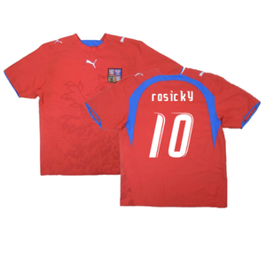 Czech Republic 2006-07 Home Shirt (XL) (Excellent) (Rosicky 10)_0