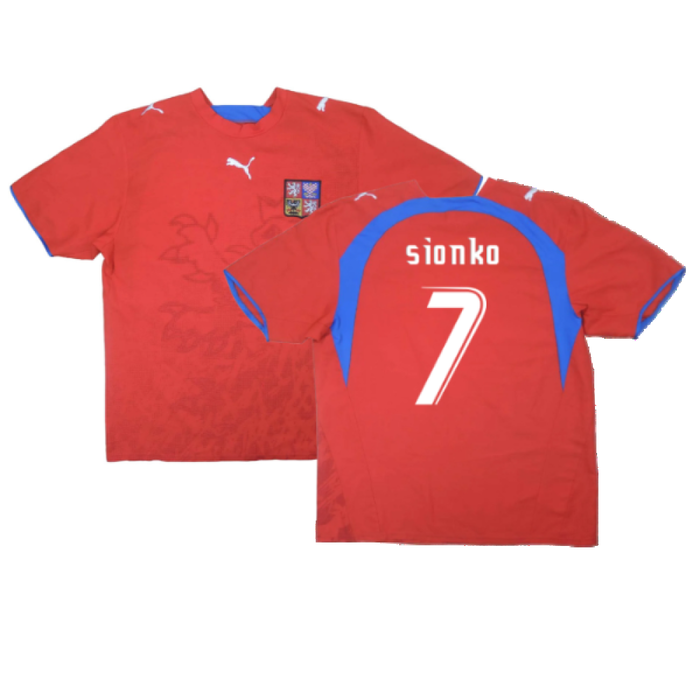 Czech Republic 2006-08 Home Shirt (Excellent) (Sionko 7)