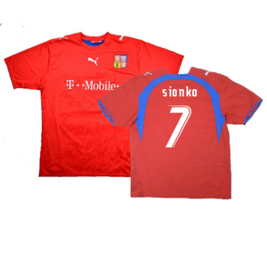 Czech Republic 2006-08 Home Shirt (Large) (Good) (Sionko 7)_0