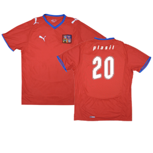 Czech Republic 2008-10 Home Shirt (XL) (Good) (Plasil 20)_0