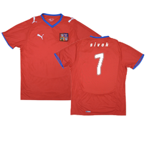 Czech Republic 2008-10 Home Shirt (M) (Excellent) (Sivok 7)_0