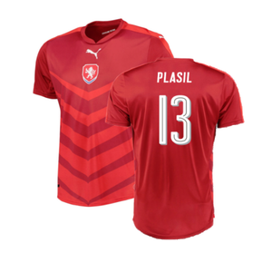 Czech Republic 2016-17 Home Shirt (XL) (Good) (Plasil 13)_0