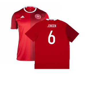 Denmark 2015-16 Home Shirt (L) (Excellent) (Jensen 6)_0