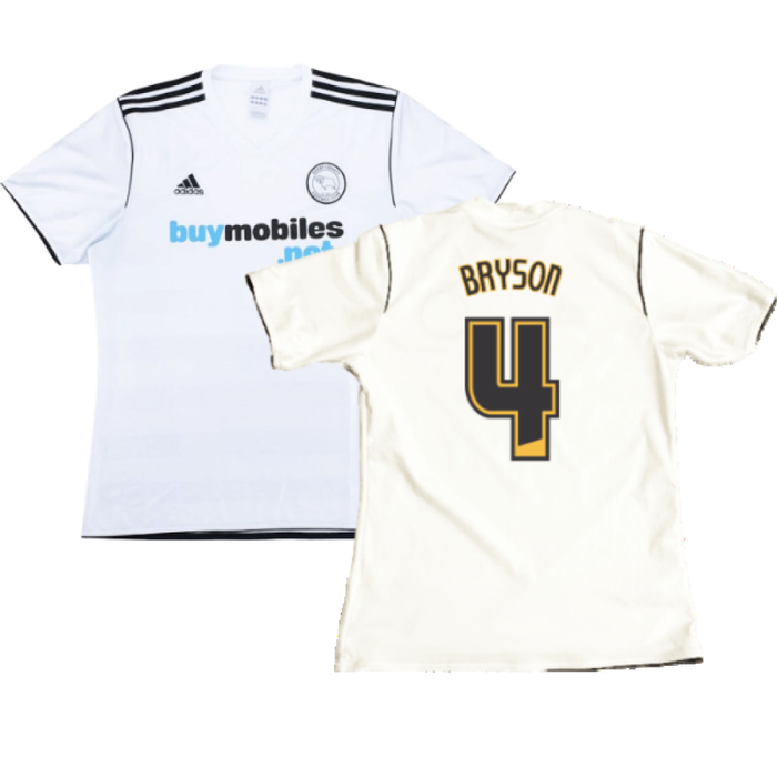 Derby County 2011-2012 Home Shirt (Very Good) (Bryson 4)