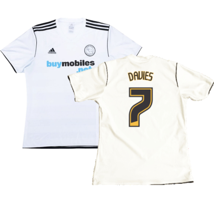 Derby County 2011-2012 Home Shirt (Very Good) (Davies 7)