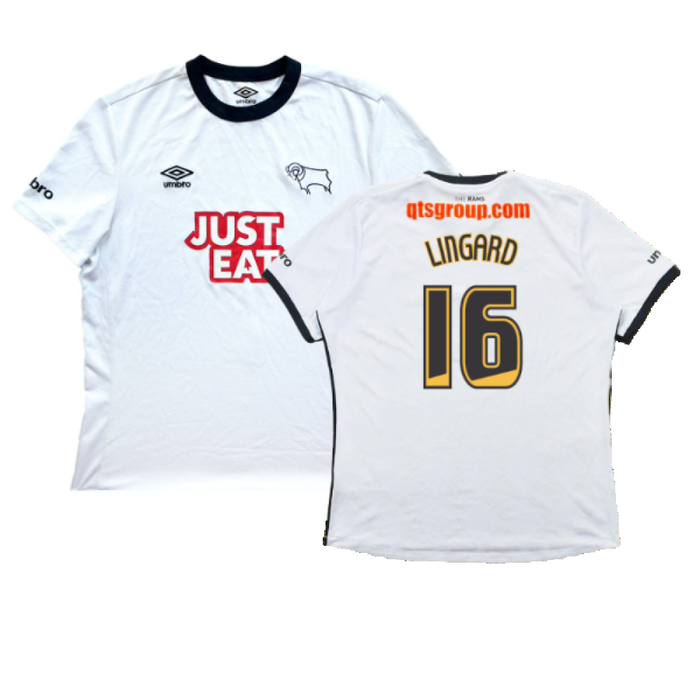 Derby County 2014-15 Home Shirt (L) (Good) (Lingard 16)