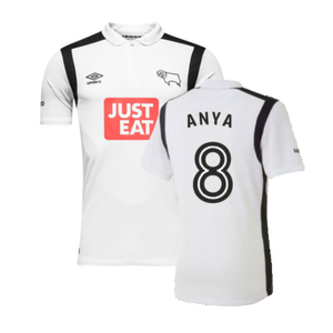 Derby County 2016-17 Home Shirt (S) (ANYA 8) (Mint)_0