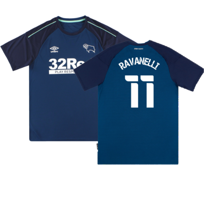 Derby County 2020-21 Away Shirt (L) (Mint) (Ravanelli 11)