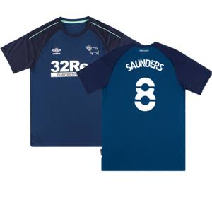 Derby County 2020-21 Away Shirt (M) (Excellent) (Saunders 8)_0