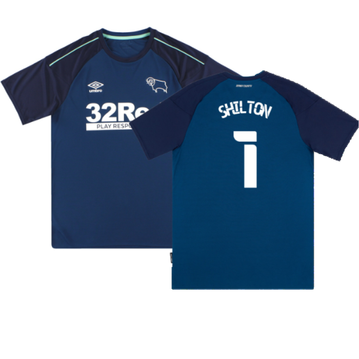 Derby County 2020-21 Away Shirt (S) (Mint) (Shilton 1)