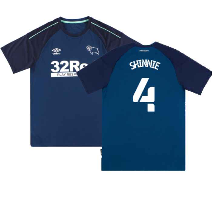 Derby County 2020-21 Away Shirt (S) (Mint) (Shinnie 4)