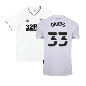 Derby County 2020-21 Home Shirt (L) (Excellent) (Davies 33)_0