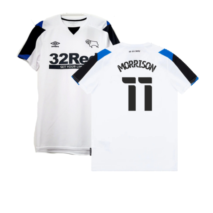 Derby County 2021-22 Home Shirt (L) (Mint) (Morrison 11)