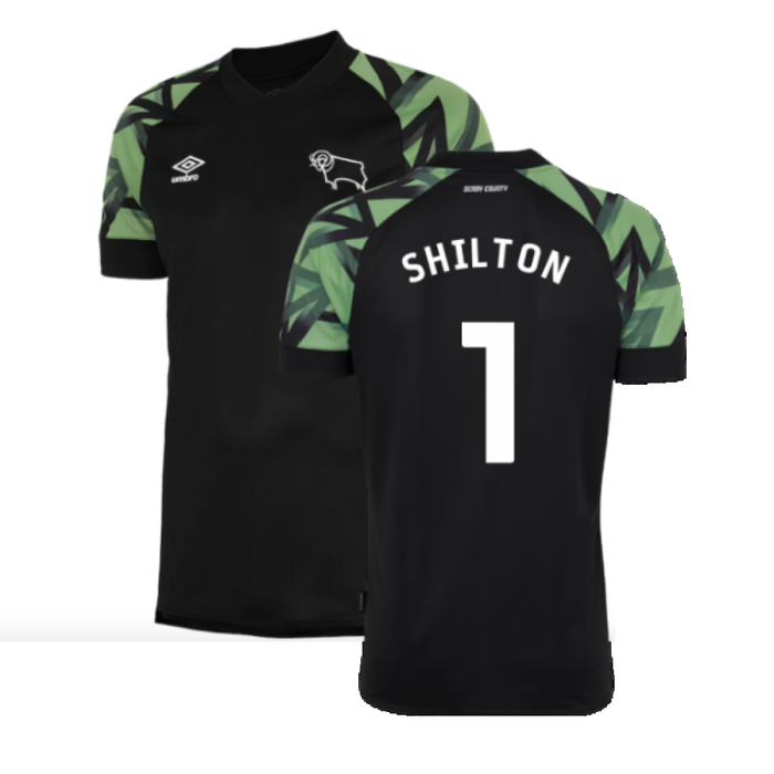 Derby County 2022-23 Away Shirt (Sponsorless) (XXL) (Shilton 1) (Very Good)