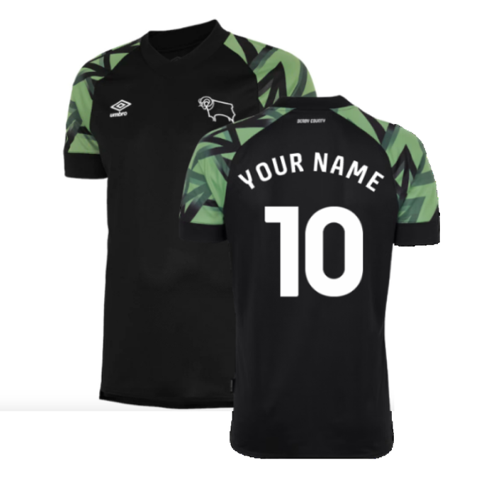 Derby County 2022-23 Away Shirt (Sponsorless) (XXL) (Your Name 10) (Very Good)