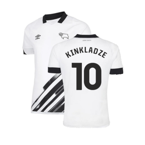 Derby County 2022-23 Home Shirt (Sponsorless) (S) (Kinkladze 10) (Excellent)_0