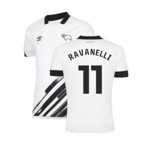 Derby County 2022-23 Home Shirt (Sponsorless) (S) (Ravanelli 11) (Excellent)_0