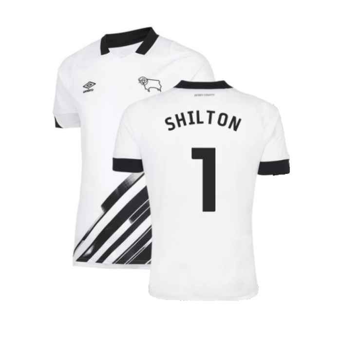 Derby County 2022-23 Home Shirt (Sponsorless) (S) (Shilton 1) (Very Good)