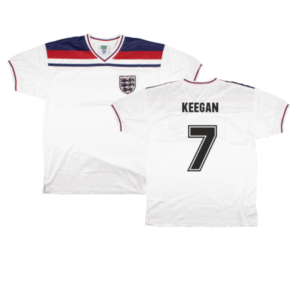 England 1980-82 Score Draw Replica Home Shirt (XL) (Excellent) (Keegan 7)_0