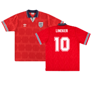 England 1990-92 Away Shirt (Excellent) (Lineker 10)_0