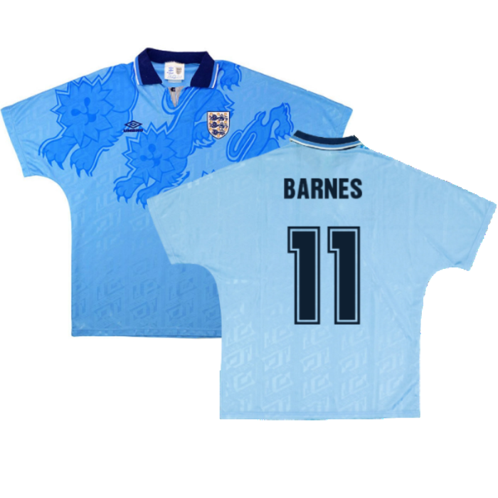 England 1992-93 Third Shirt (Excellent) (Barnes 11)