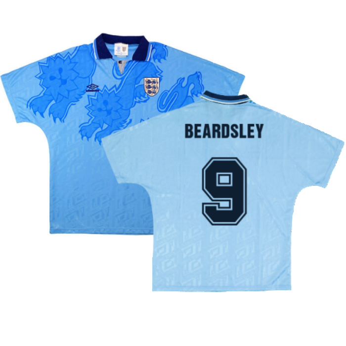 England 1992-93 Third Shirt (XL) (Excellent) (Beardsley 9)