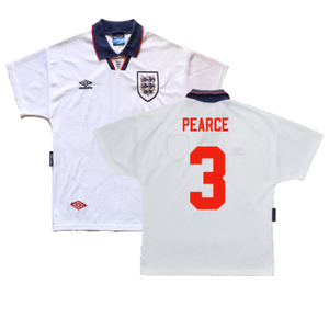 England 1993-1995 Home Shirt (XL) (Very Good) (Pearce 3)_0