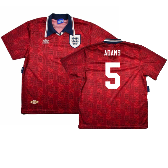 England 1993-95 Away Shirt (L) (Mint) (Adams 5)