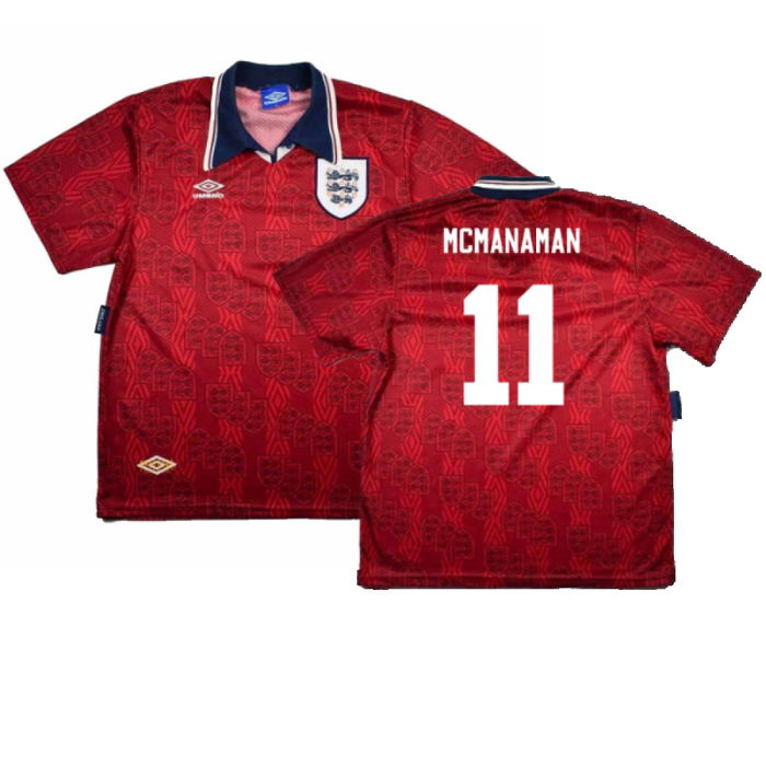 England 1993-95 Away Shirt (Very Good) (McManaman 11)