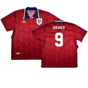 England 1993-95 Away Shirt (L) (Mint) (Shearer 9)_0