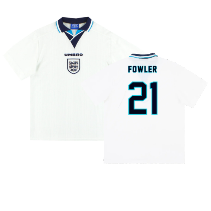 England 1995-97 Home Shirt (XL) (Fowler 21) (Excellent)