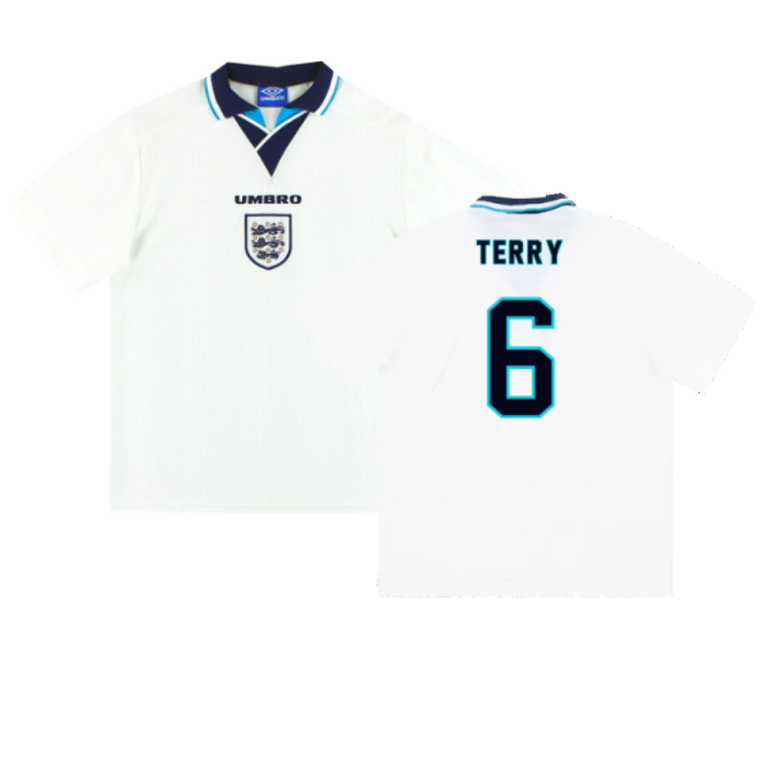 England 1995-97 Home Shirt (XL) (TERRY 6) (Excellent)