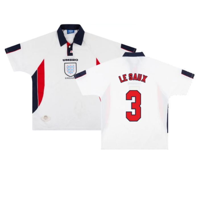 England 1997-99 Home Shirt (XL) (Excellent) (LE SAUX 3)