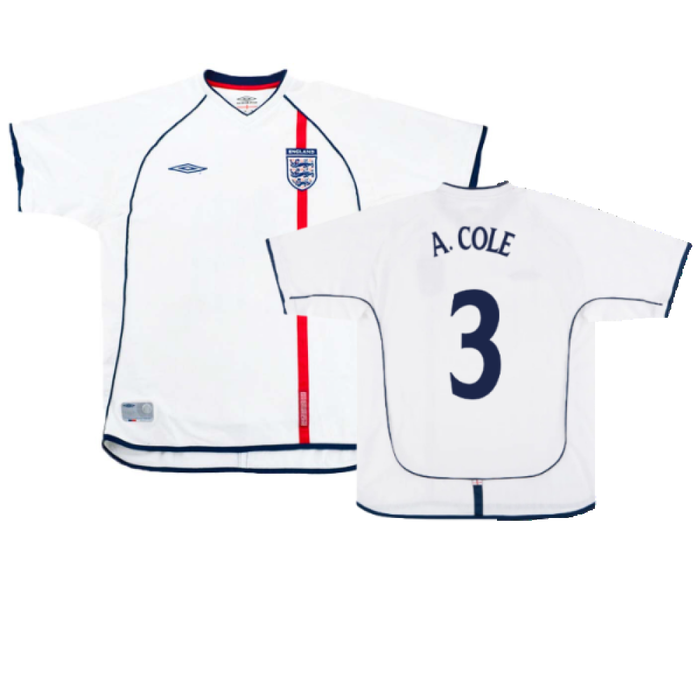 England 2001-03 Home (XL) (Excellent) (A. Cole 3)